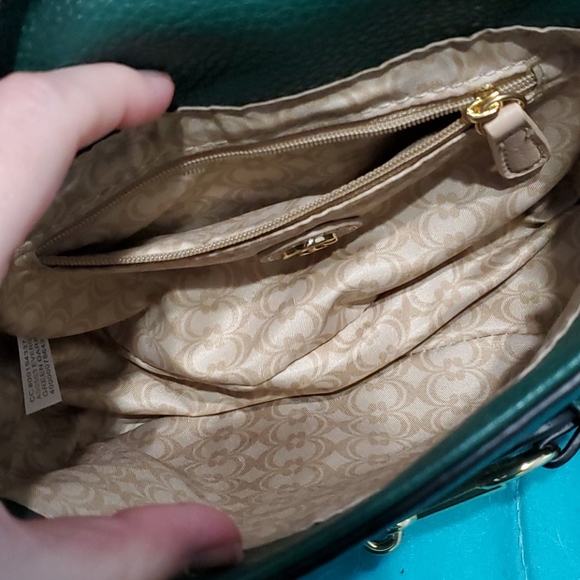 Green Handbag Like New - Picture 2 of 4